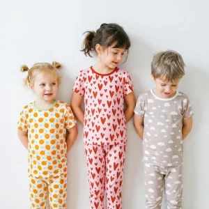 Print Infant Clothes Boys Newborn Cute Jumpsuits Bamboo Short Sleeve Pants Set Girls New Born Baby Pajamas