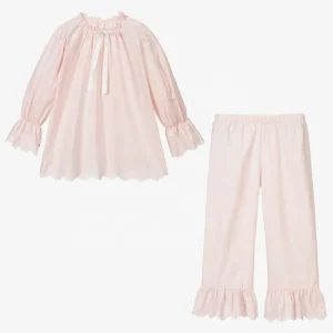 Private Label Custom Kid Pajama Vendors Kids Clothing Night Wear Children Teen Girl Pajamas