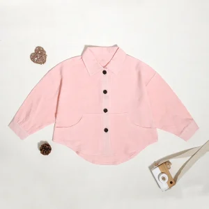 Professional China Supplier Autumn Fashion Baby Shirts Long Sleeve Linen and Rayon Solid Shirt Casual Kids Boys Tops Shirts