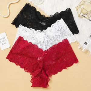 Professional Factory Made Women Lace Sexy Floral Panties S-l Girls Low-rise Underwear Ladies Comfortable Underpants