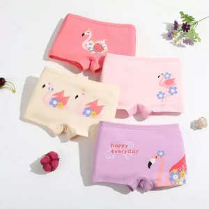 Pure Cotton Girl Underwear Fun Cartoon Skinny Breathable Soft Comfortable S M L XL