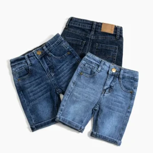 Pure Cotton Jeans for Boys and Babies Straight Leg Five Piece Autumn Style Boys and Children’s Jeans