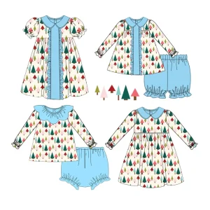 Puresun Customized New Dresses Printing Kids Baby Girl Clothes Children’s Wear Girl Dresses