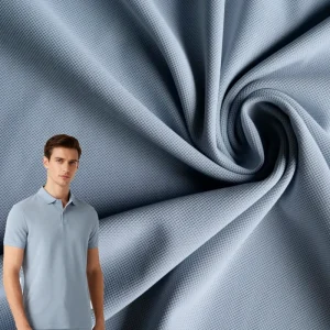 Quick Dry Breathable Sportswear Swimwear Pique Polo Fabric 88% Nylon 12% Spandex 160gsm 4-Way-Stretch Mesh