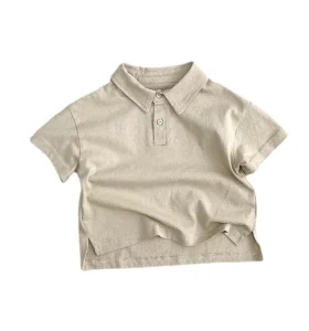 RTS Children’s Cotton Short Sleeved T Shirt Boy Polo Shirt for 4 Year
