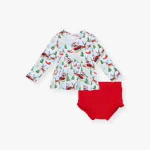 Ready to Ship High Quality Kids Clothes Set Baby Girls Romper 0-6 Years Old Summer Party Dress Set