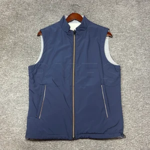 Reversible Sleeveless Waistcoats Body Warmer Custom Logo Men’s Waistcoats Vests Customized Vests for Outdoor Leisure Functions