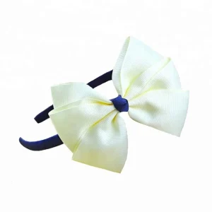 Ribbon Bow Kids Hairband Flower Headband Eco-friendly & Washable 6 Inch 196 Colors for Hair Accessories