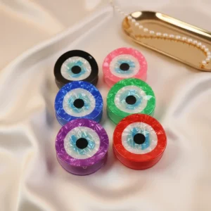 SINAYA Kids Fashion Big Eye Plastic Hair Claw Clips Durable Eco Friendly 5cm for Parties Weddings