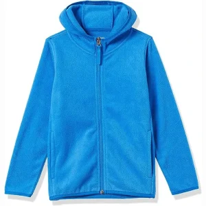 School Kids Wear Boys and Toddlers Polar Fleece Full Zip Hooded Jacket