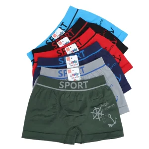 Seamless Breathable Boys Boxer Briefs 10 14 Ages Mature Boy in Underwear