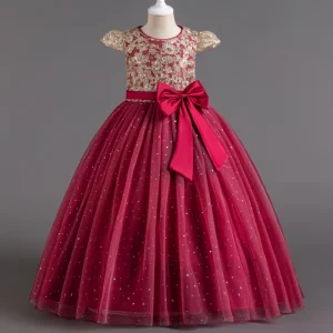 Sequin For Girls Birthday Party Dresses Yrs Children S Junior Graduation Formal Prom Long Gown Wedding Evening Dress