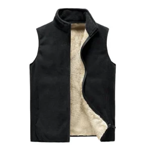Sherpa Vest Men Waistcoat Sleeveless Work Vest Jacket Women Winter Custom Embroidery Blank Polar Fleece Vest