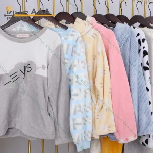 Sleepwear Girls Sleepwear Pajamas Used Night Dress Second Hand Nighty Winter Cloths Women Bridal Bath Robe