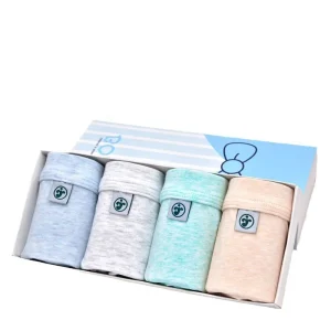 Soft Breathable Cotton Kids Underwear for Boys Toddler Cartoon Design Custom Color Options