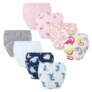 Soft Cotton Baby Potty Training Pants Waterproof Absorbent Toddler Underwear for Children Unisex Boy Girl Pee Pant