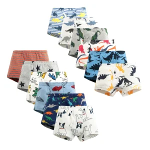 Soft Cotton Box Shorts for Boys Cartoon Design Underwear for Kids 3 8 Years Thermal Feature for Comfort
