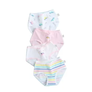 Soft Cotton Underwear Kids Cool Breathable Comfort Panty Briefs Toddler Undies Girls Underwear