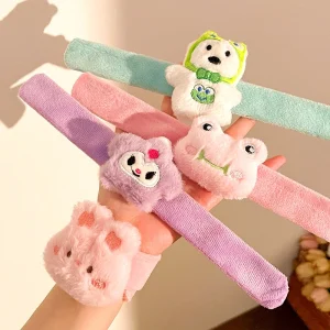 Soft Waterproof Cartoon Animal Snap Wristbands DIY Fashion Accessories for Kids’ Party Gifts