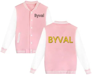 Solid Color Baseball Bomber Jacket for Kids Boys Girls Hip Hop Harajuku Style Casual Varsity Stand Collar Winter Single Coat