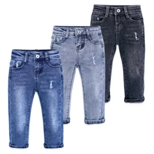 Spot Boys’ Jeans Autumn Stretch Casual Straight Children’s Denim Trousers Kids Stretch Jeans