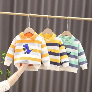 Spring Autumn Kids Boys Sweatshirts Kids Hoodies Clothes Top Long Sleeve Newborn Sweatshirt Boys Girls Baby Clothes 0-4Y