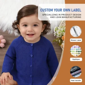 Spring Autumn Toddler Knitted Sweater Child Boys Cartoon Cardigans Outwear Children Clothes Kids Girls Knitwear Jacket