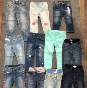 Spring Cotton Children’s Jeans Pants for Boys and Girls Denim
