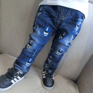 Spring High Quality Latest Design Fashion Blue Export Boy Jeans