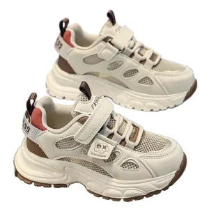 Spring New Boys’ Sport Shoes Non-Slip Soft-Soled Sneakers Breathable for Medium Large Sizes Dad Shoes for Spring Autumn