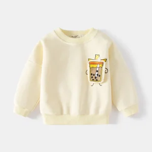 Spring New Children’s Sweater Children’s Sweater Customized Pullover Boys’ Long Sleeve Hooded Loose