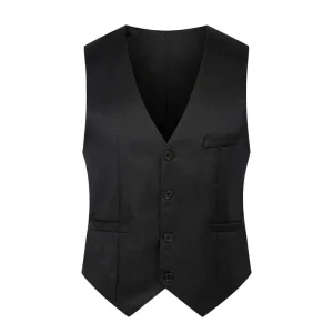 Spring and Autumn British Fashion Men’s Suit Vest Slim Fit Waistcoat Men’s Vest Korean Suit Vest