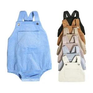 Summer Baby Girl Jumpsuit 98% Cotton 2% Spandex Newborn Girls Bodysuit Custom Color Sleeveless Baby Rompers