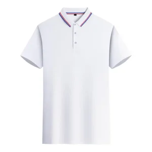 Summer Breathable Blank Uniform Polo Shirt Custom Logo Golf Polo Shirts Womens Girls Mens Boys Branded Polo Shirts