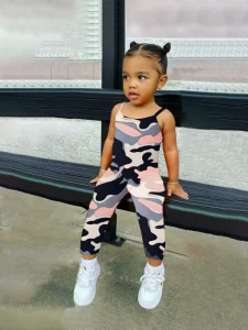 Summer Children Wear Camouflage Kids Overalls Fashion Baby Outfit Bodysuits Soft Girls Jumpsuits