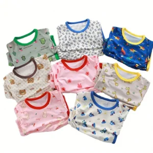 Summer Clothing Boy Casual Children’s Wear Baby Boys T-Shirt 2 Pieces Clothes Sets Kids Outfits
