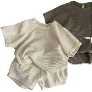 Summer Clothing Sets Boy Casual Children’s Wear Baby Boys T shirt Shorts 2 Pieces Clothes Sets