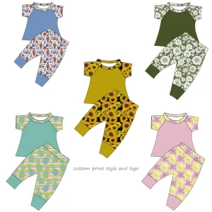 Summer Clothing Sets Boy Lounge Wear Kids Casual Children’s Wear Baby Boys Raglan T shirt Shorts Pants Clothes Outfits Sets