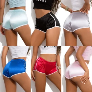 Summer Ladies Sexy Sports Biker Running Shorts Scrunch Streetwear Hot Girls Booty Shorts Athletic Yoga Gym Cotton Womens Shorts
