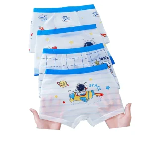 Summer Thin Breathable Brief Boxer Comfortable Bamboo Fiber Underwear for Boy Boxer
