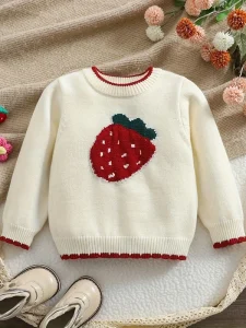 Sweet Spring Pullovers for Toddler Girls Christmas Sweaters Clothing