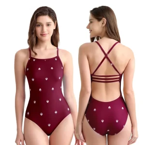 Swim Club Girls Durable Athletic Swimsuit