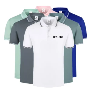 Tee shirt Uniform Pour Home Knit T shirt Boys Men’s Embroidered Golf T Shirt Custom Polo Shirts for Men