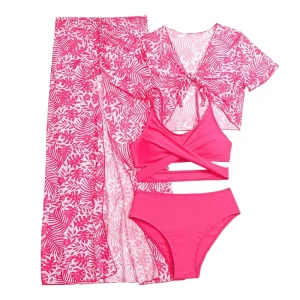Teen Swimwear Beachwear Girls 3pcs Set in Binini Big Girls Swimsuit