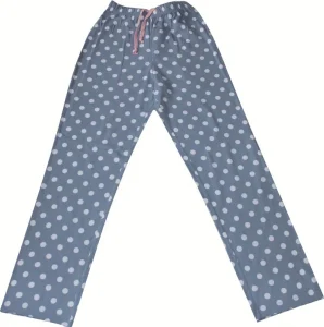 Thermal Knitted Sleepwear and Loungewear Pants Pajama Bottoms with Unique Printed Design