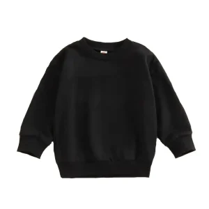 Toddler Baby Boy Crewneck Sweatshirt Digger Print Long Sleeve Pullover Shirt Fall Winter Outfit Casual Clothes