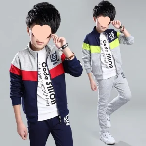 Toddler Boys Sets 3-12 Years 2 Pcs Long Sleeve Tops+Pants Child Kids Autumn Clothing for Boy