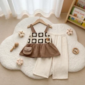 Toddler Girl Clothes Set Fashion Kid Clothing Set Girl Summer Clothing Set Kid Clothes Manufacturer for Custom Clothes
