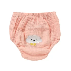 Toilet Training Pants for Babies Boys & Girls Pure Cotton Soft Breathable Underwear with Urine Barrier