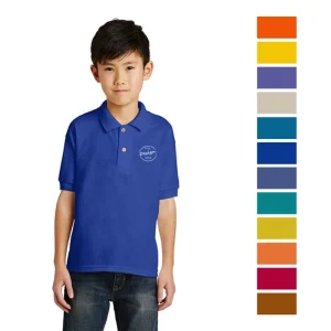 Top Quality Children Polo Shirt Solid Color Custom Embroidery Logo Casual Button up Design Boys Polo T Shirts